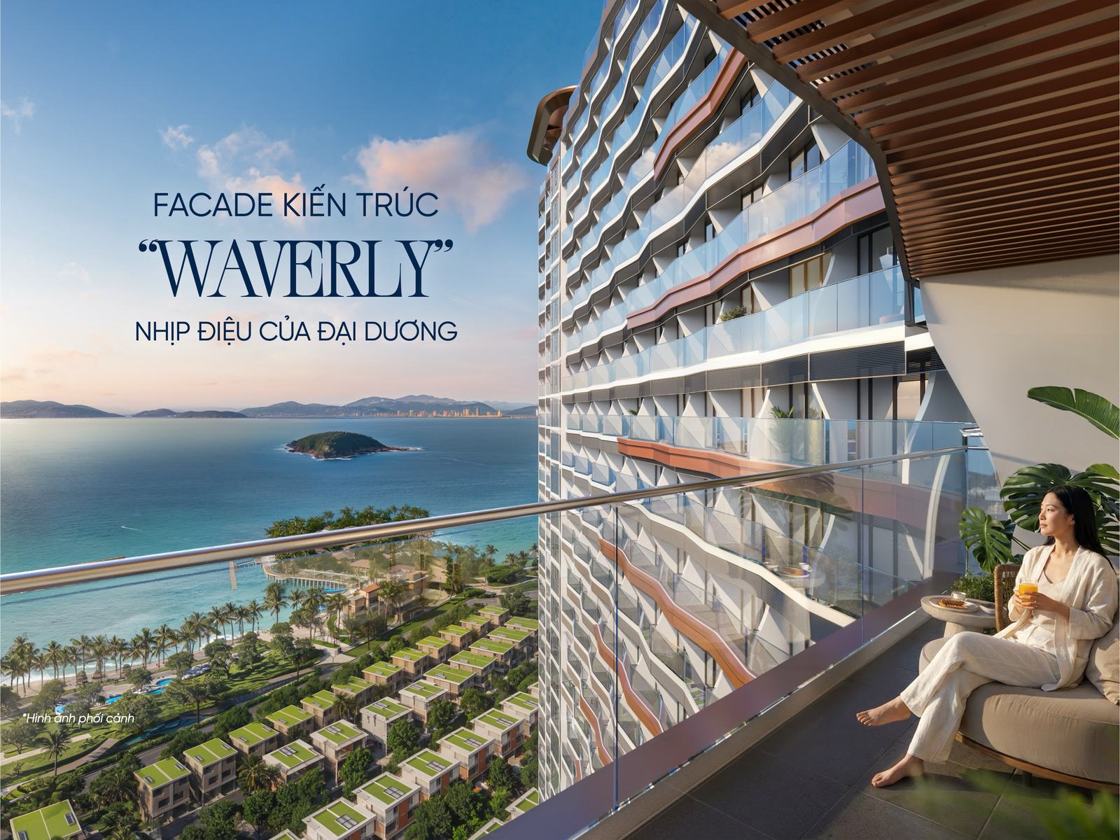 Facade Waverly nhịp điệu đại dương