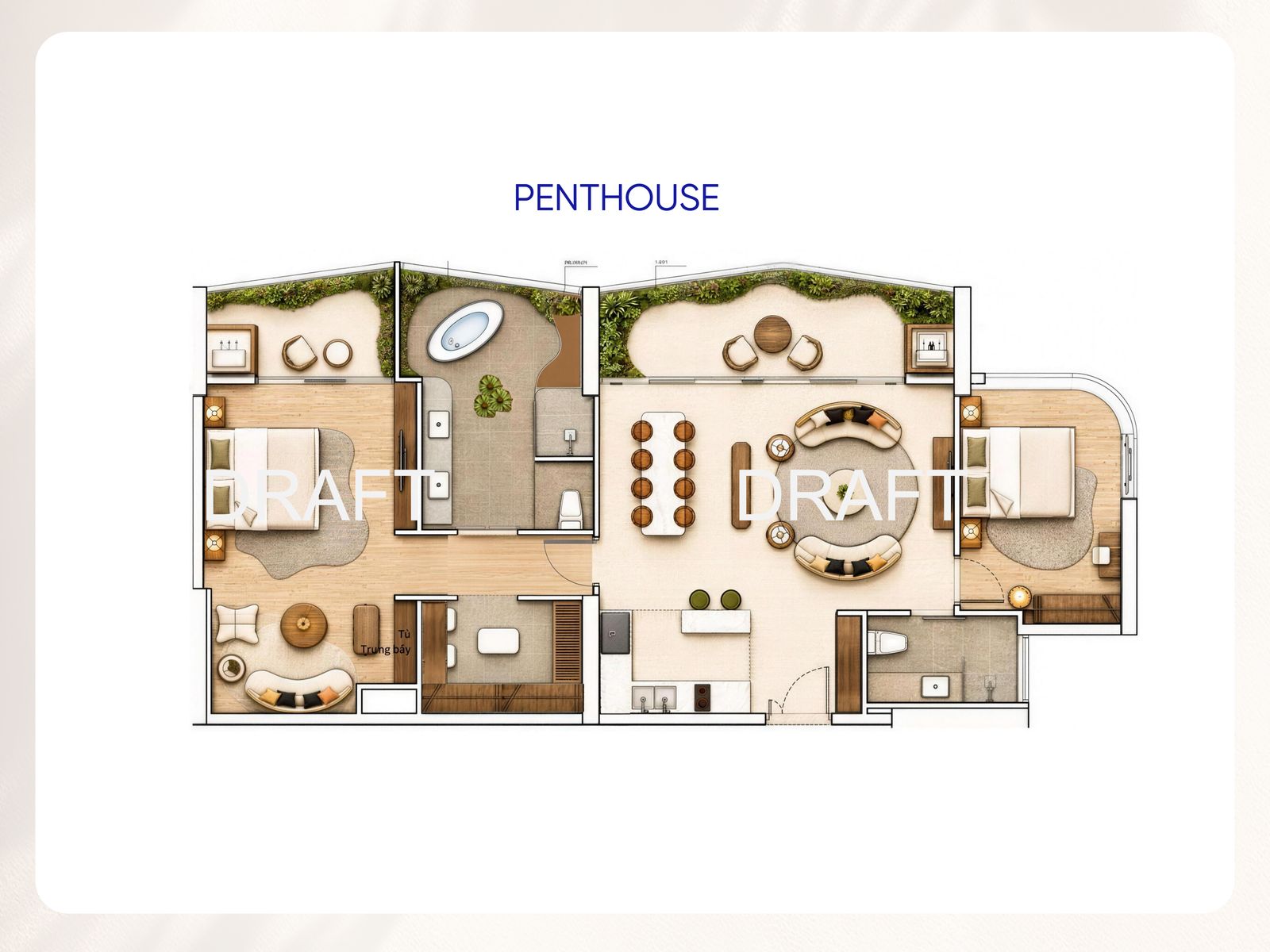 Layout Penthouse Alora